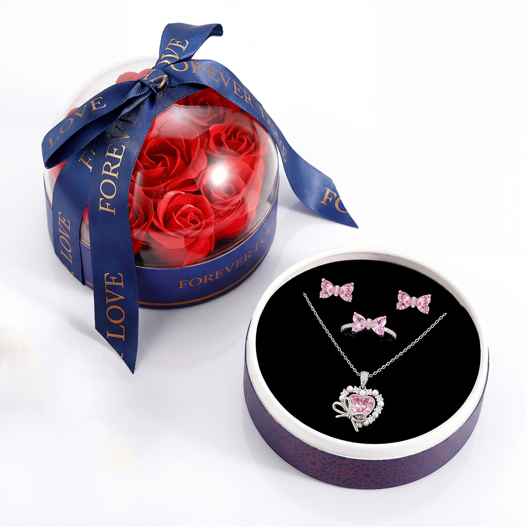 Forever Love Preserved Rose Jewelry Box