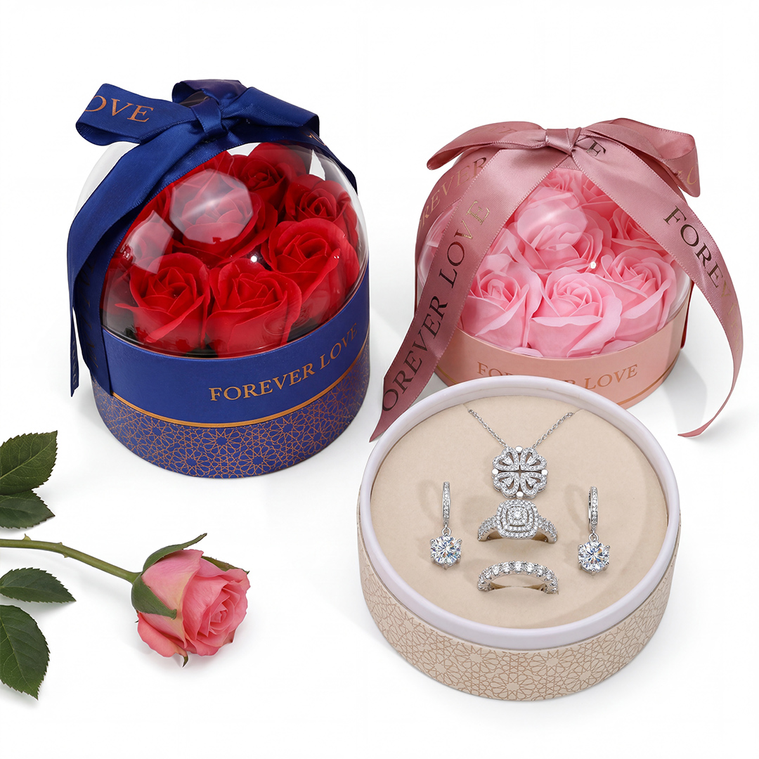 Forever Love Preserved Rose Jewelry Box