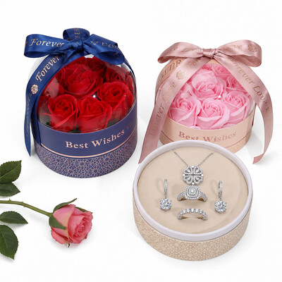Forever Love Preserved Rose Jewelry Box