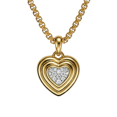 Customizable Photo Heart-shape VVS Moissanite S925 Silver Pendant Necklace