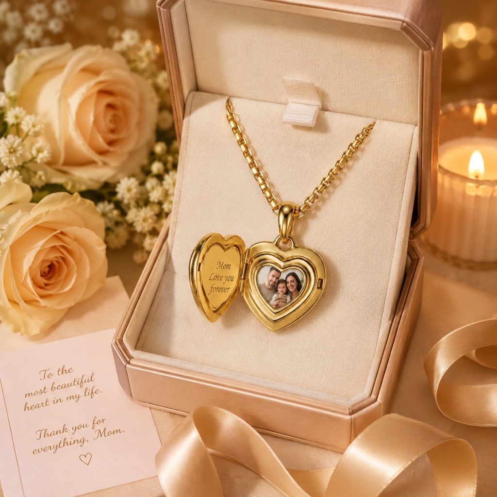 Customizable Photo Heart-shape VVS Moissanite S925 Silver Pendant Necklace Customizable Photo Heart-shape VVS Moissanite S925 Silver Pendant Necklace