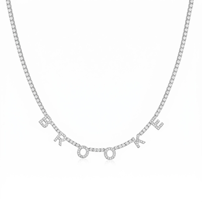 Custom Letters/Name Tennis Chain