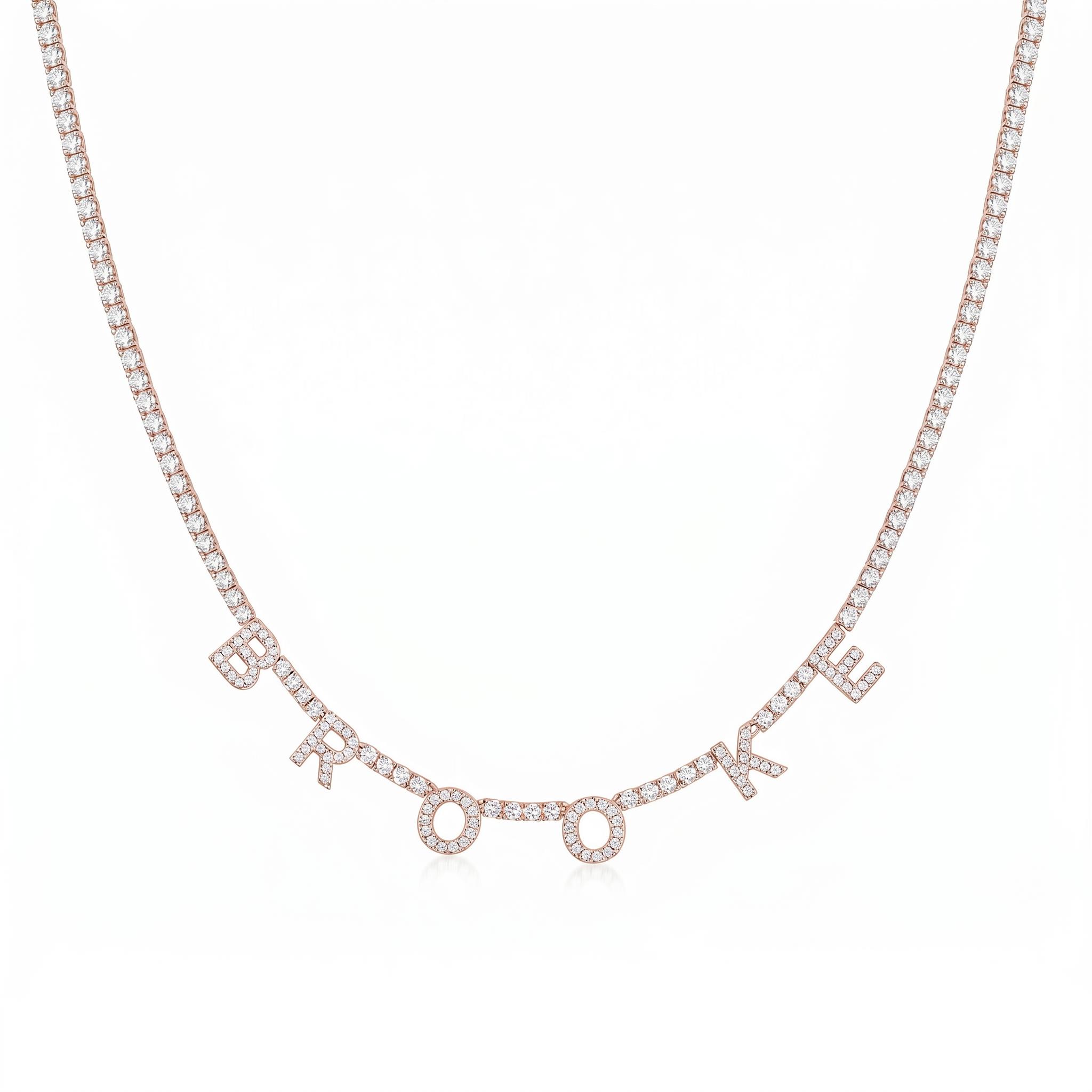 Custom Letters/Name Tennis Chain