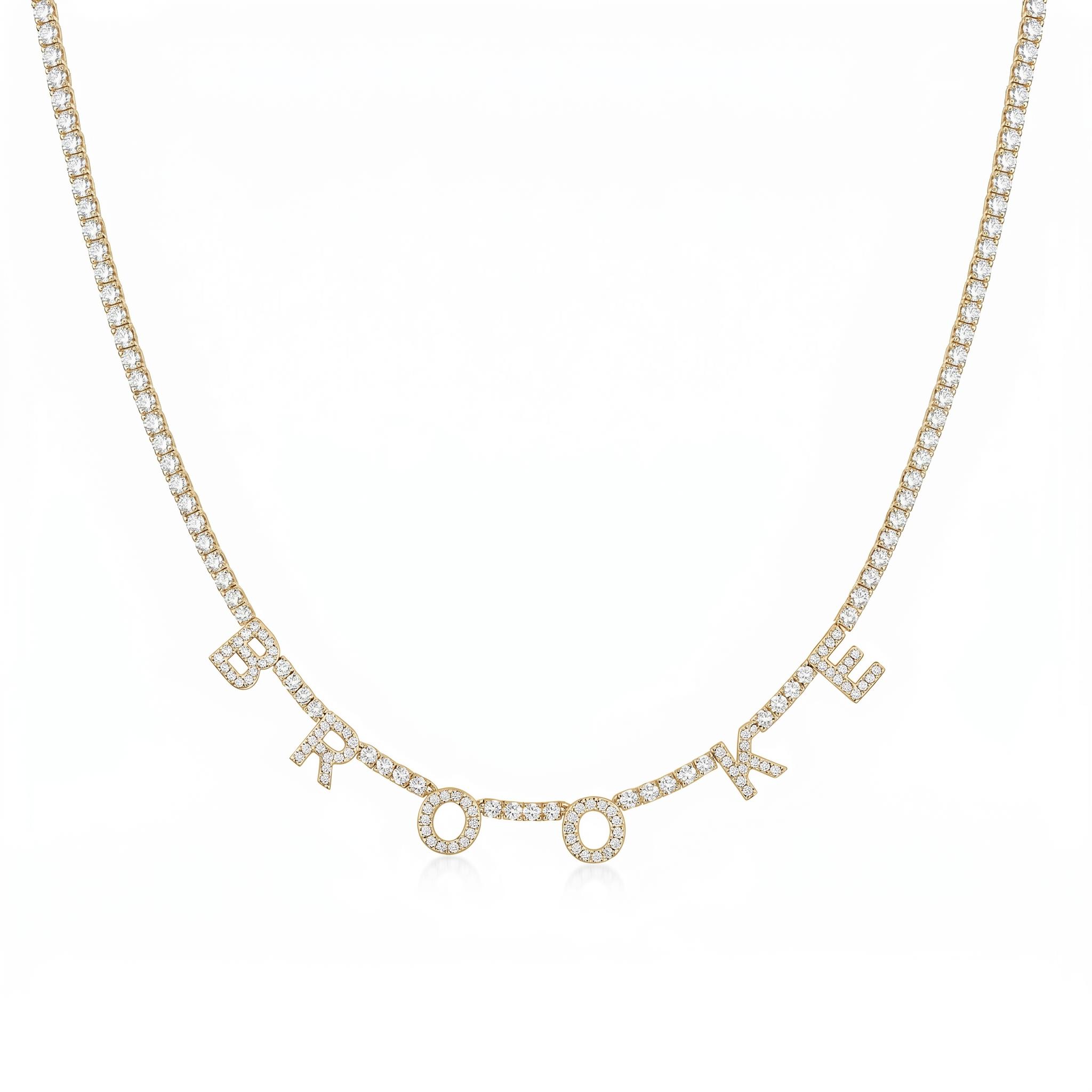 Custom Letters/Name Tennis Chain