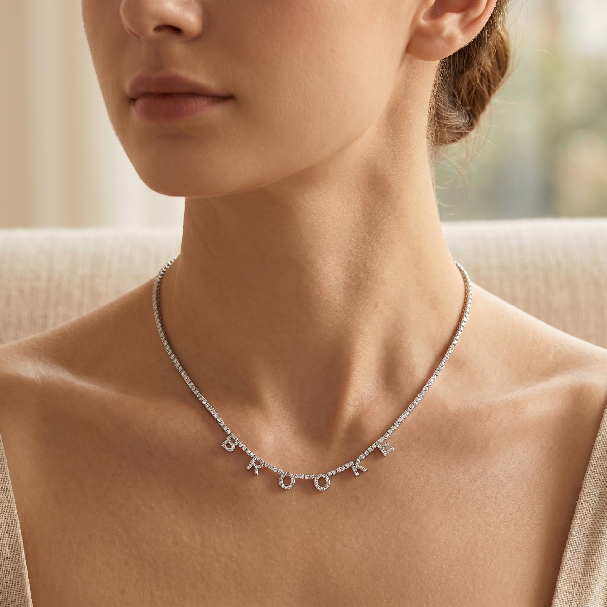 Custom Letters/Name Tennis Chain