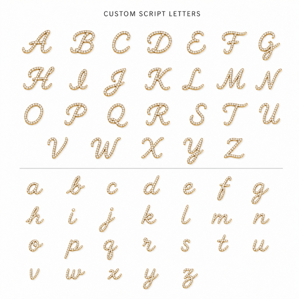 Personalized Custom Multi Name Tennis Chain