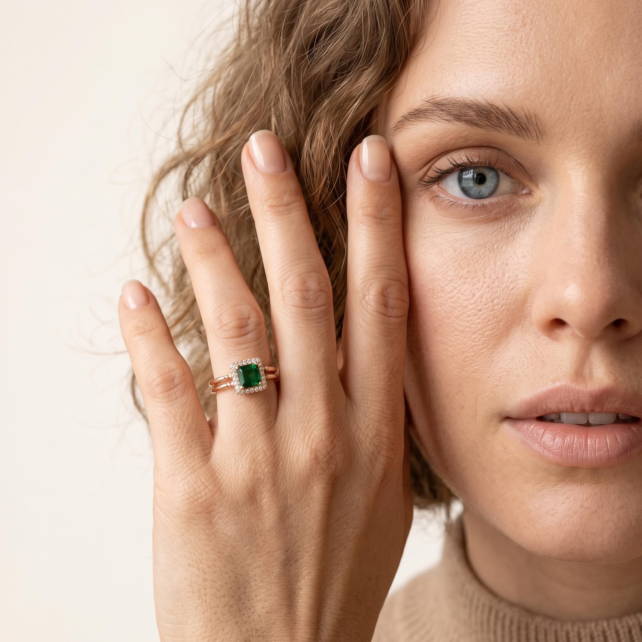4.48 ct.tw. Reversible 2in1 Brithstone Princess Cut S925 Silver Ring 4.48 ct.tw. Reversible 2in1 Brithstone Princess Cut S925 Silver Ring