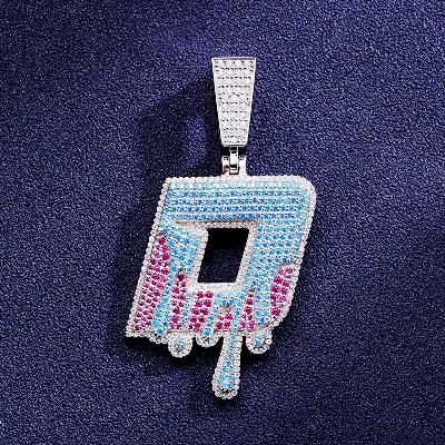 Custom S925 Iced Unique Logo Pendant Deposit