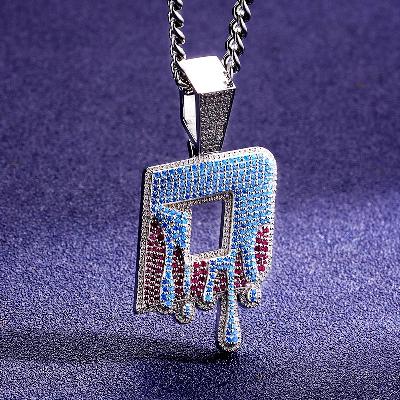 Custom S925 Iced Unique Logo Pendant Deposit