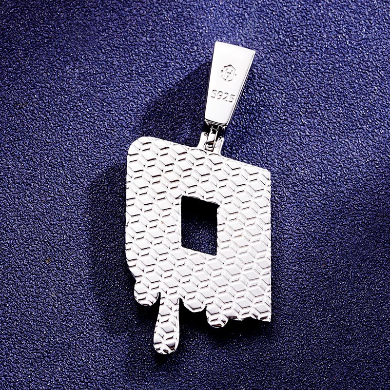 Custom S925 Iced Unique Logo Pendant Deposit
