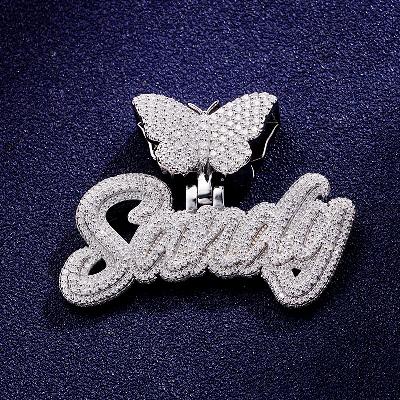 Custom S925 & VVS1 Moissanite Unique Letter Pendant Deposit