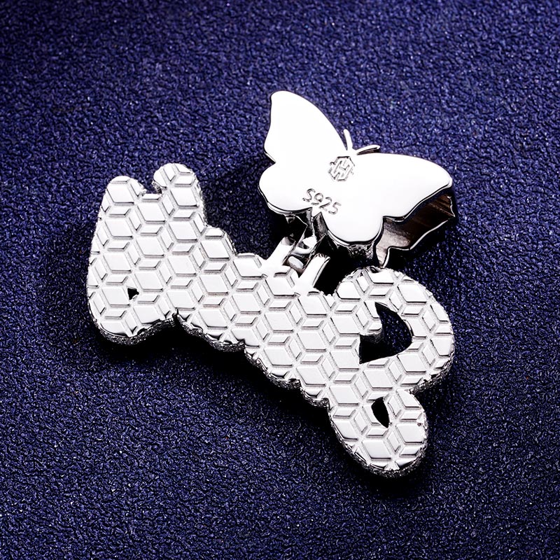 Custom S925 & VVS1 Moissanite Unique Letter Pendant Deposit