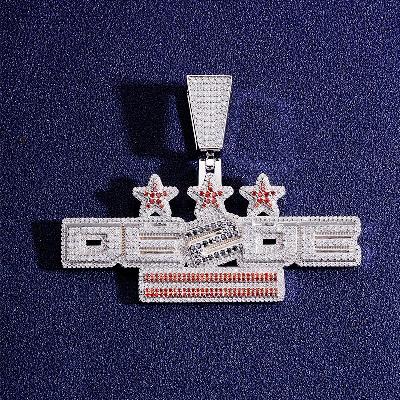 Custom S925 & VVS1 Moissanite Unique Letter Pendant Deposit