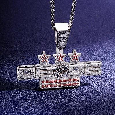 Custom S925 & VVS1 Moissanite Unique Letter Pendant Deposit