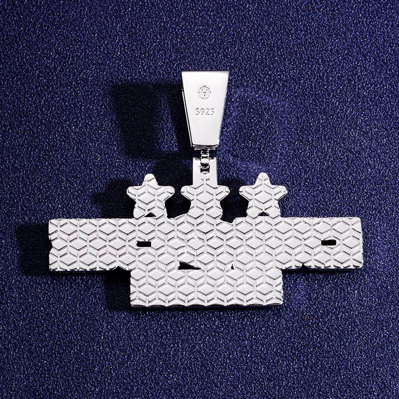 Custom S925 & VVS1 Moissanite Unique Letter Pendant Deposit