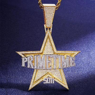 Custom S925 & VVS1 Moissanite Unique Star & Letter Pendant Deposit