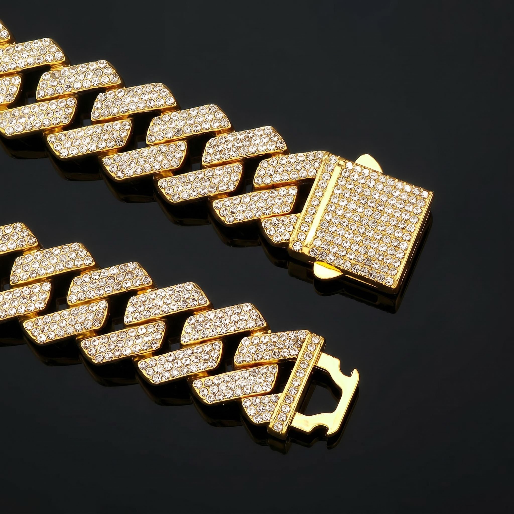 20mm Iced Out Miami Cuban Chain