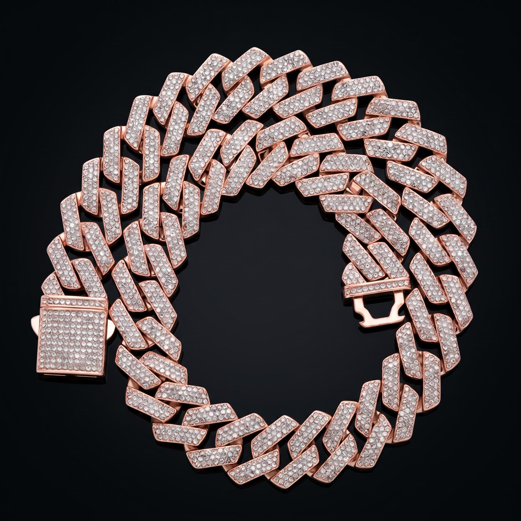 20mm Iced Out Miami Cuban Chain