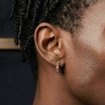 Iced Out Multi-color Earrings