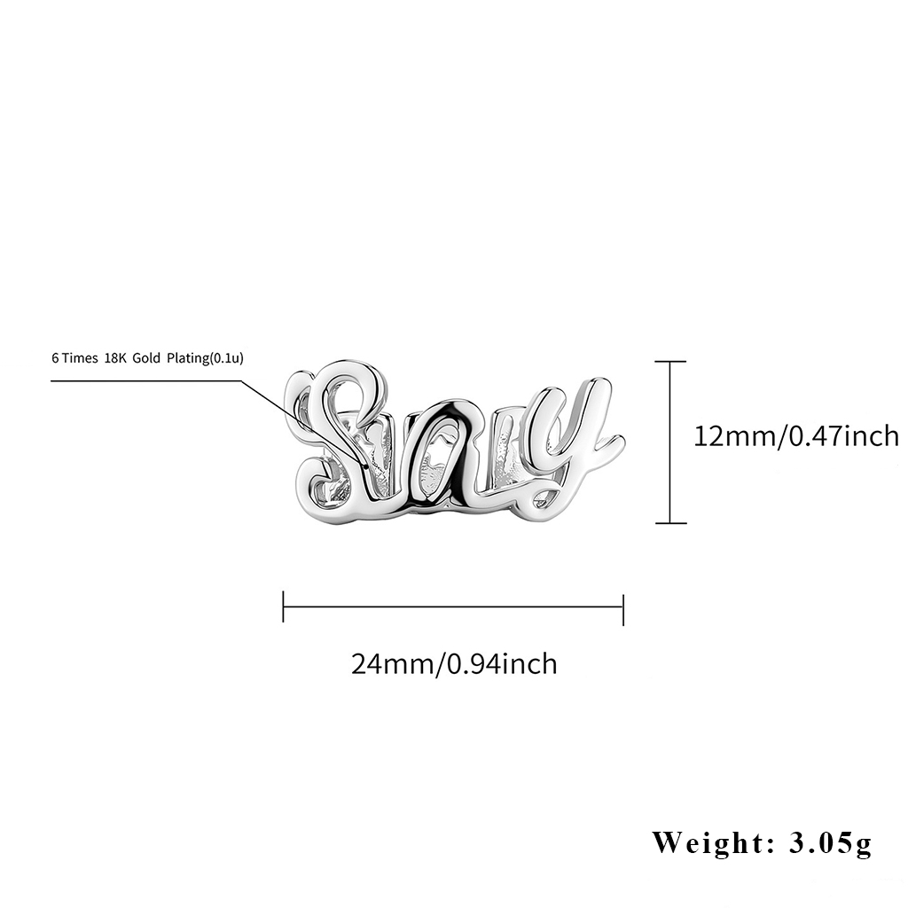 Pre-made Cursive "Say" Grillz