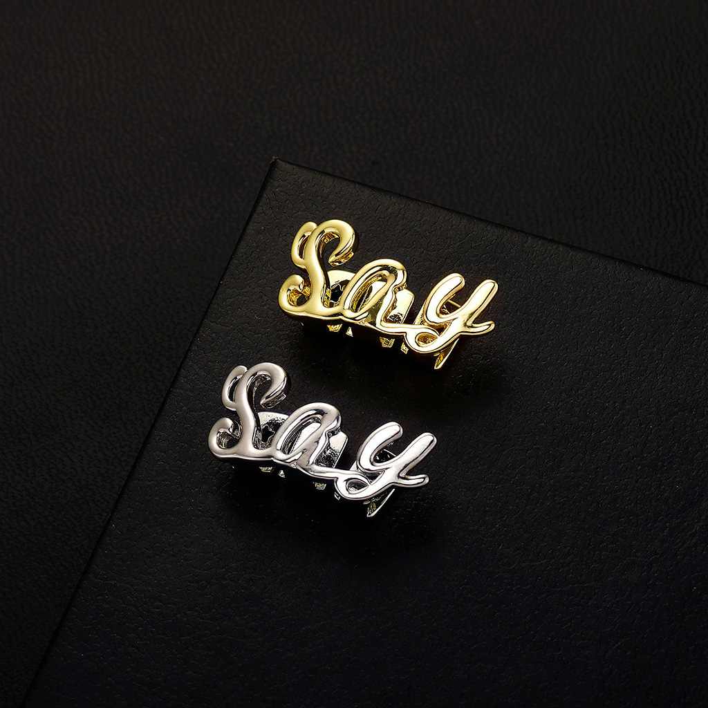 Pre-made Cursive "Say" Grillz