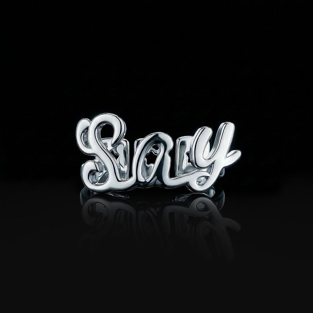 Pre-made Cursive "Say" Grillz