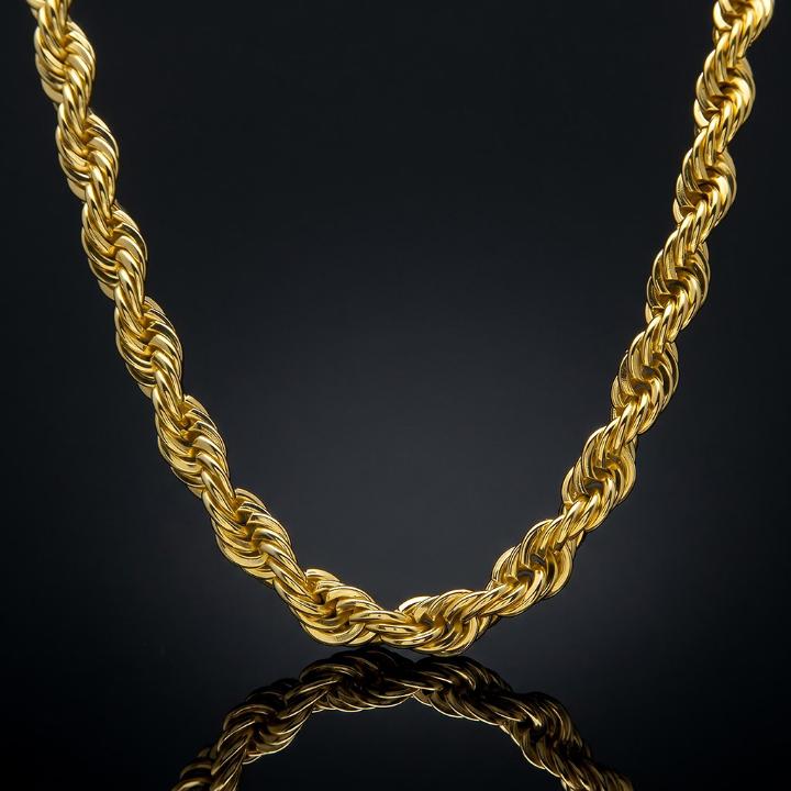 10mm Rope Chain and Bracelet Set 10mm Rope Chain and Bracelet Set