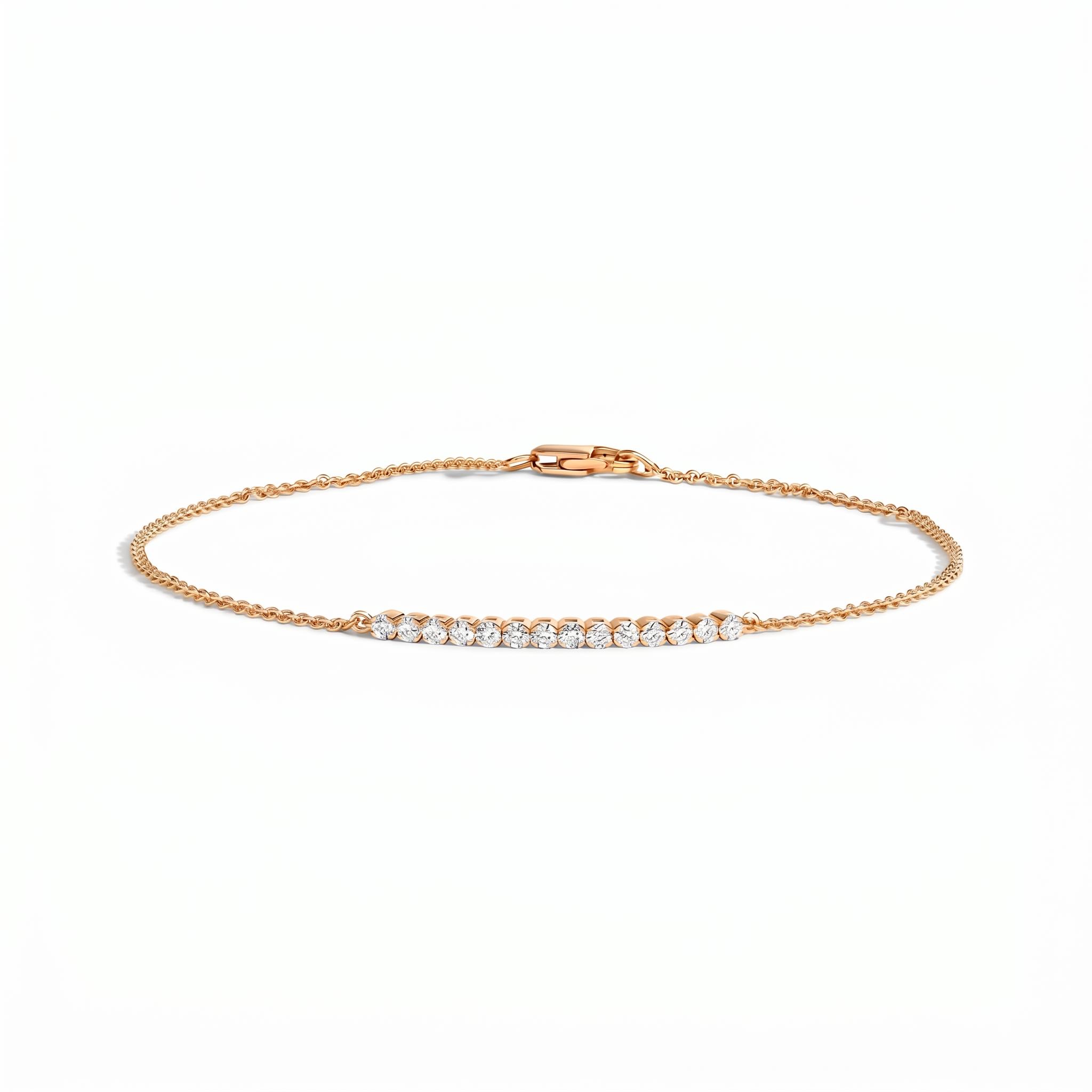 1.4 ct.tw. Classic Round Brilliant Lab Grown Diamond Tennis Bracelet