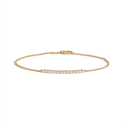 1.4 ct.tw. Classic Round Brilliant Lab Grown Diamond Tennis Bracelet