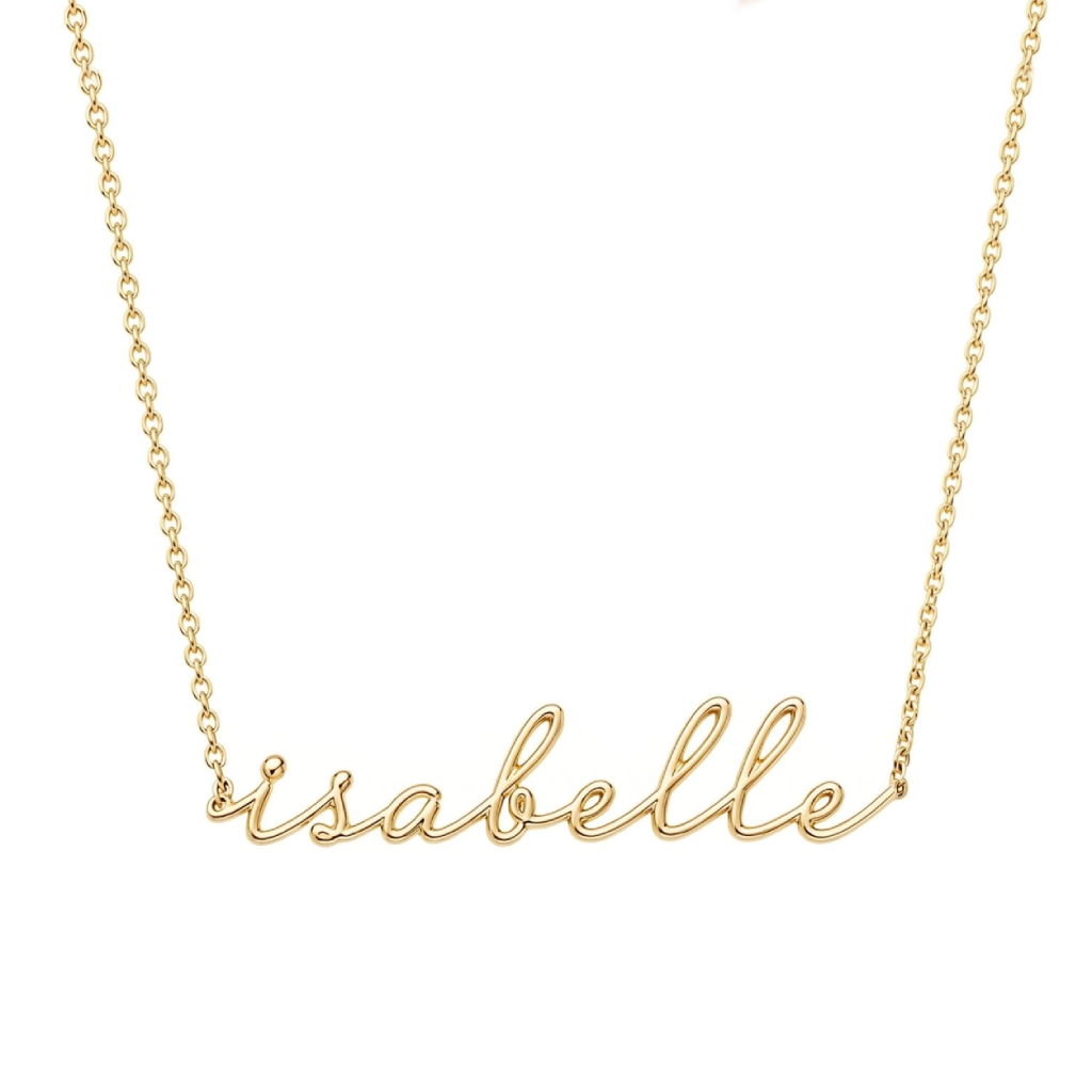 Personalized Cursive Name Necklace Pendant Personalized Cursive Name Necklace Pendant
