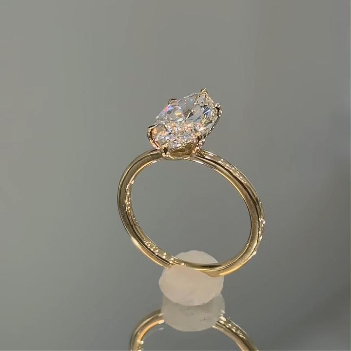 3 ct.tw. Classic Marquise Cut Six-Prong Solitaire Engagement Ring 3 ct.tw. Classic Marquise Cut Six-Prong Solitaire Engagement Ring