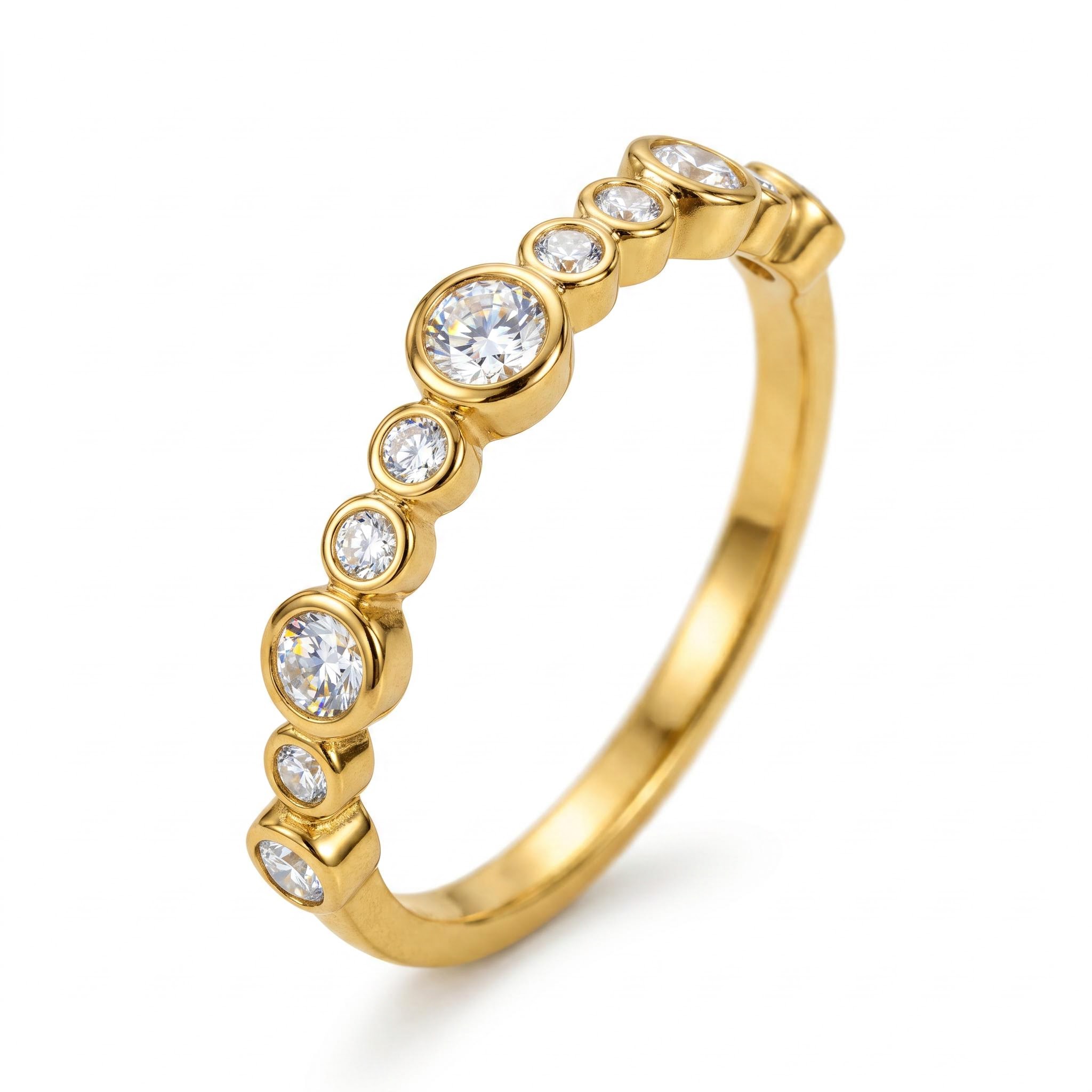 0.3 ct.tw. Minimalist Round Cut Lab Grown Diamond Stackable Band Ring 0.3 ct.tw. Minimalist Round Cut Lab Grown Diamond Stackable Band Ring