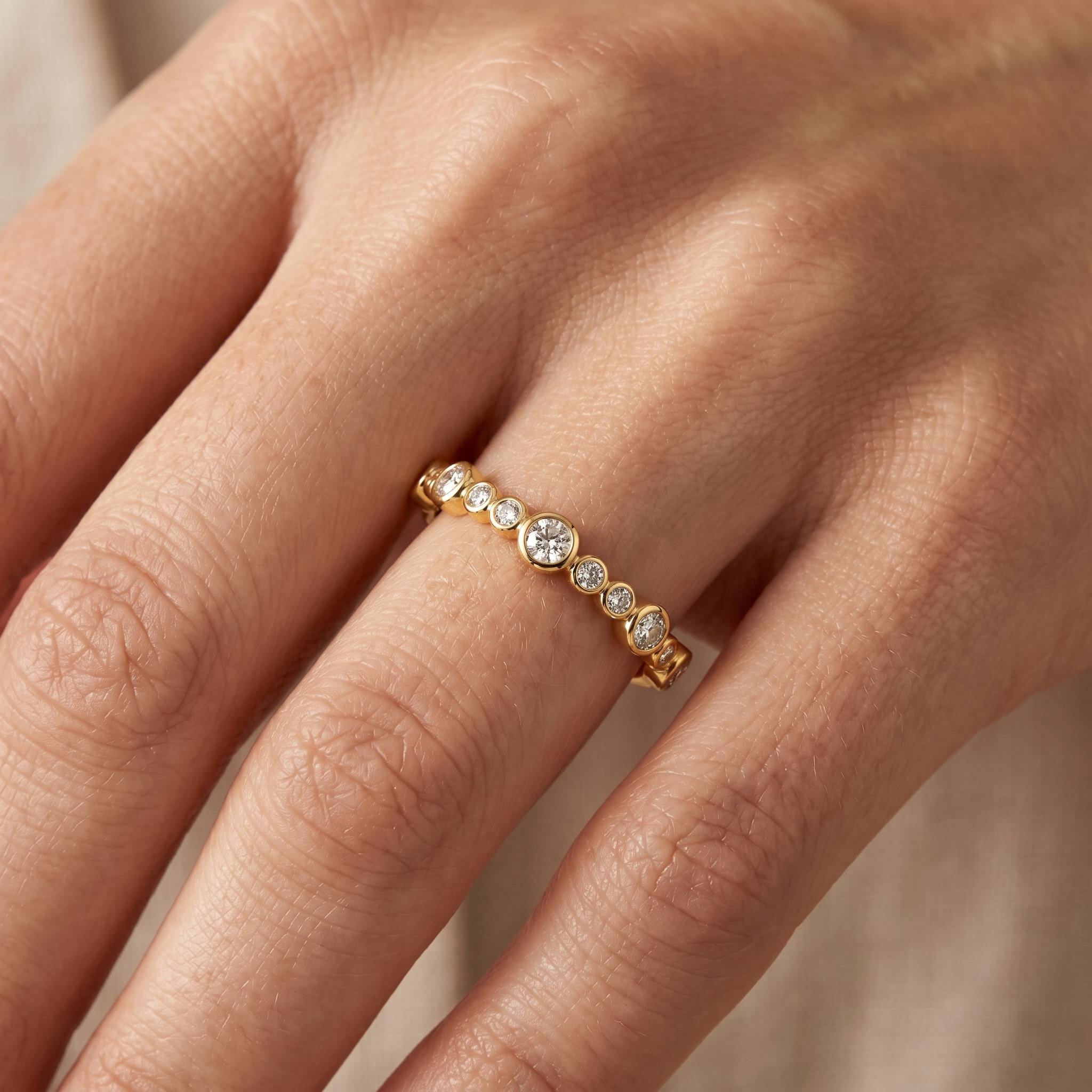 0.3 ct.tw. Minimalist Round Cut Lab Grown Diamond Stackable Band Ring 0.3 ct.tw. Minimalist Round Cut Lab Grown Diamond Stackable Band Ring