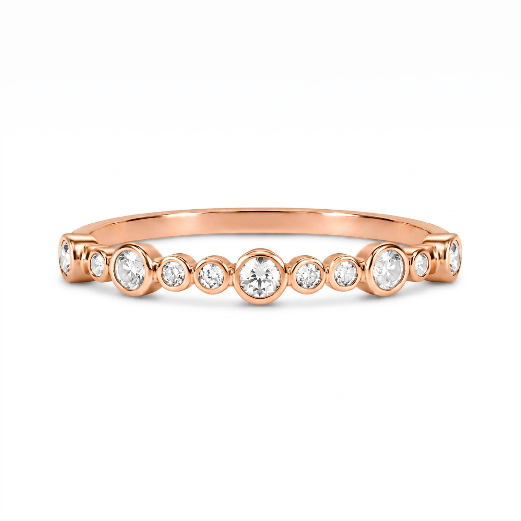 0.3 ct.tw. Minimalist Round Cut Lab Grown Diamond Stackable Band Ring 0.3 ct.tw. Minimalist Round Cut Lab Grown Diamond Stackable Band Ring