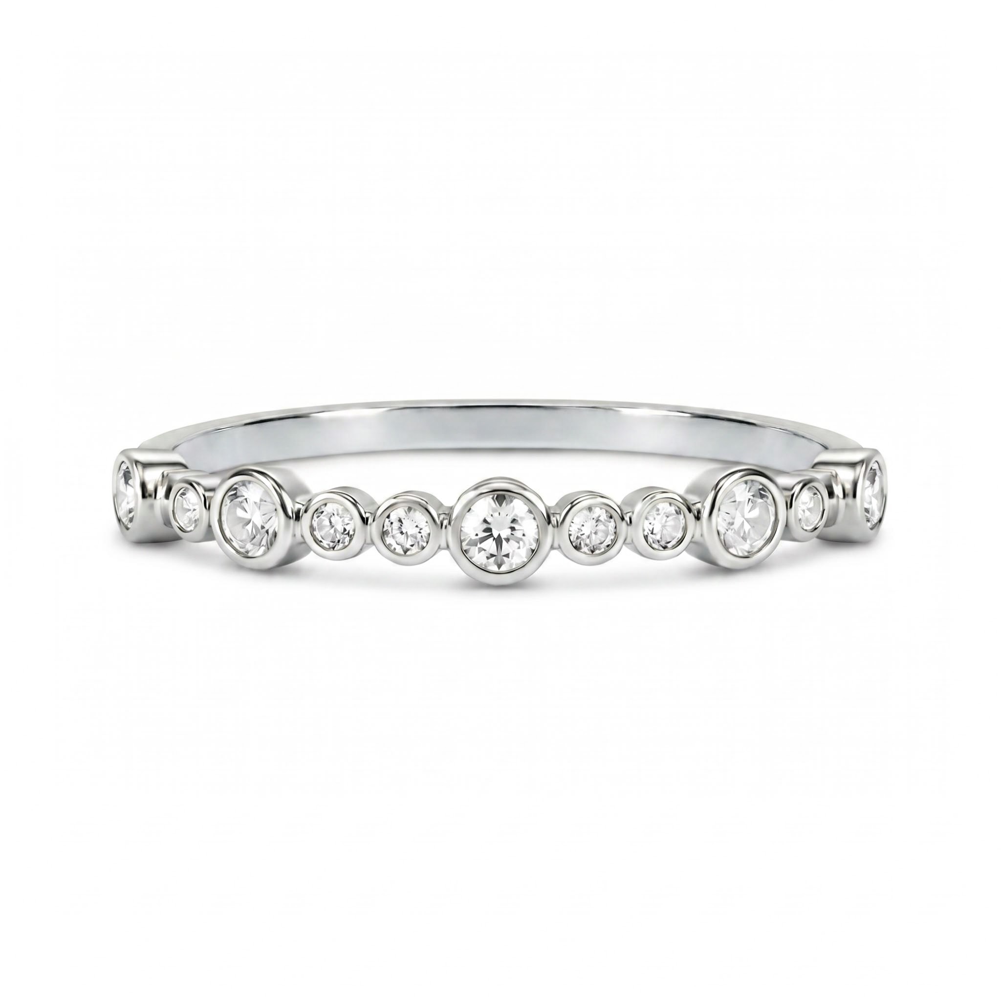 0.3 ct.tw. Minimalist Round Cut Lab Grown Diamond Stackable Band Ring 0.3 ct.tw. Minimalist Round Cut Lab Grown Diamond Stackable Band Ring