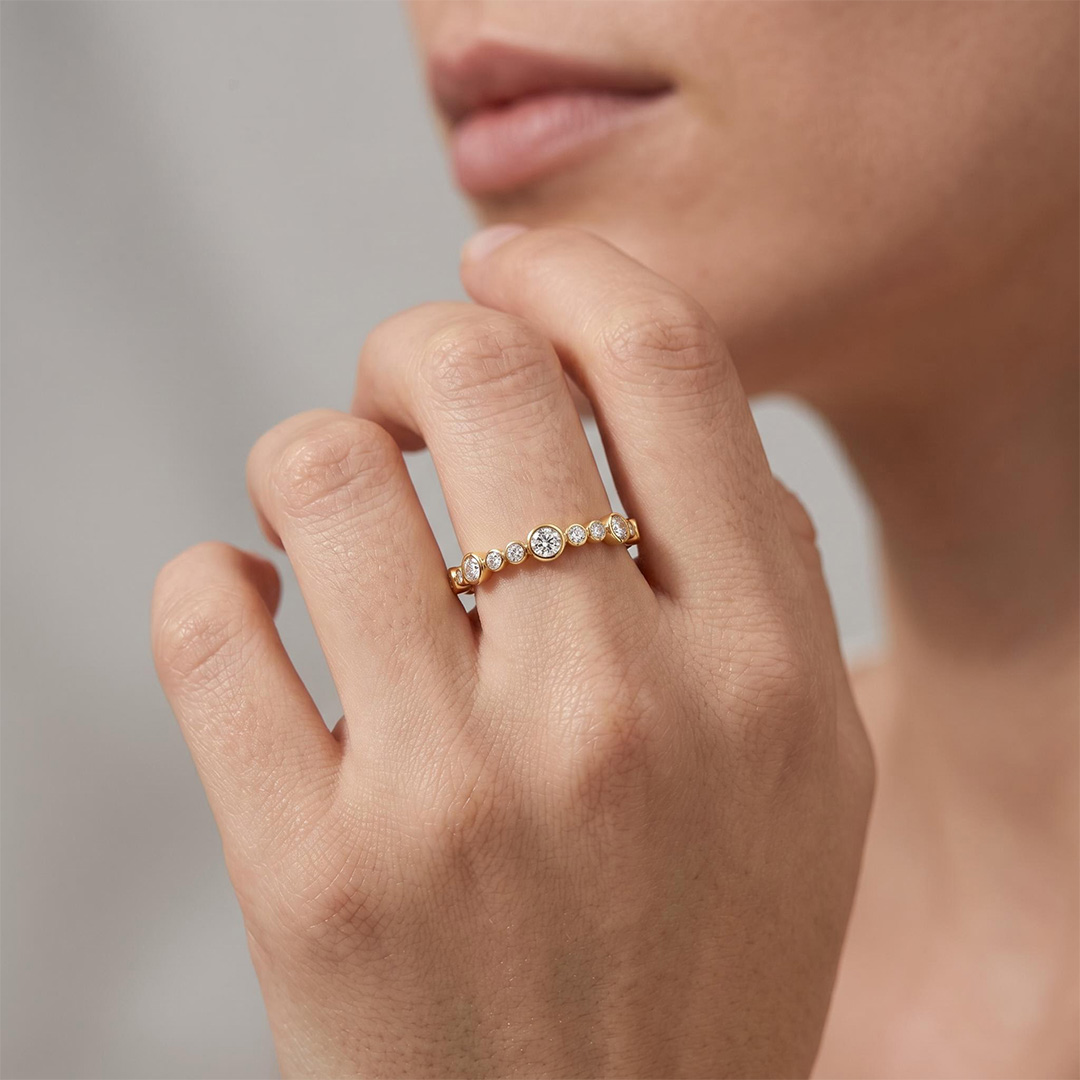 0.3 ct.tw. Minimalist Round Cut Lab Grown Diamond Stackable Band Ring 0.3 ct.tw. Minimalist Round Cut Lab Grown Diamond Stackable Band Ring