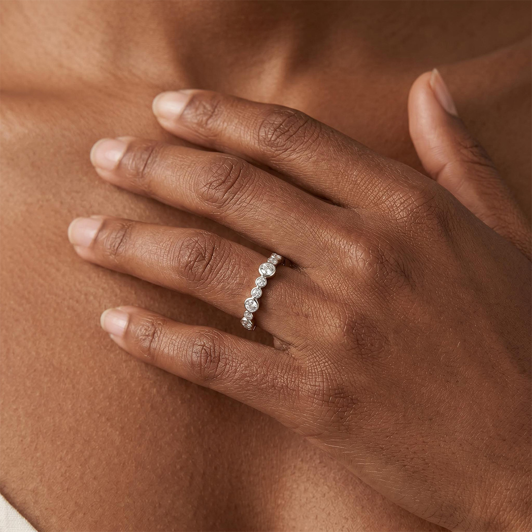 0.3 ct.tw. Minimalist Round Cut Lab Grown Diamond Stackable Band Ring 0.3 ct.tw. Minimalist Round Cut Lab Grown Diamond Stackable Band Ring
