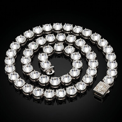 10mm Inverted Setting Clover Tennis Chain