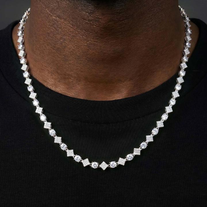 Iced Out Star Tennis Chain Iced Out Star Tennis Chain