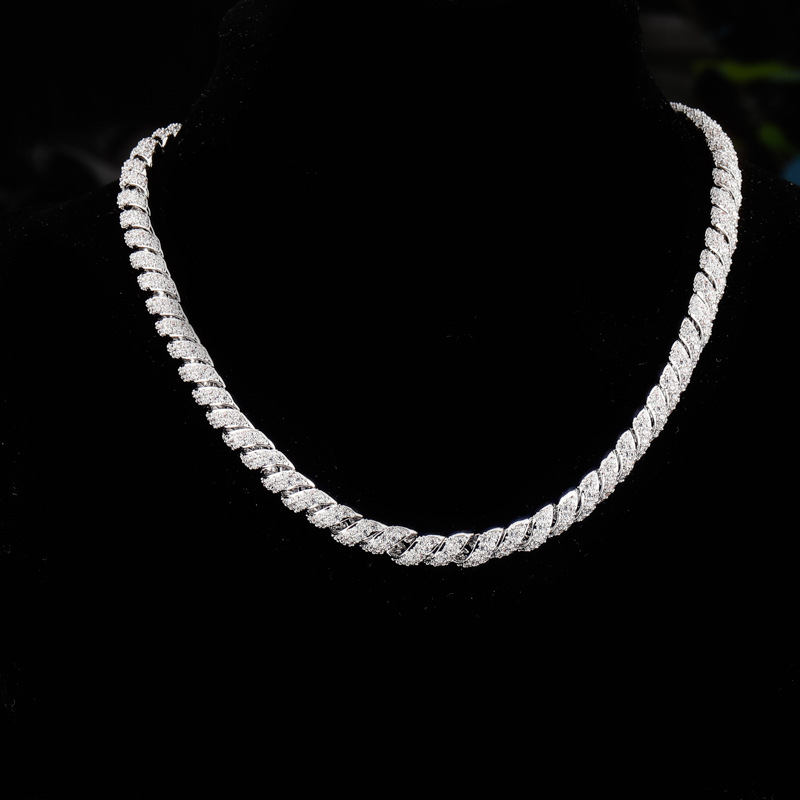 10mm Iced Out Twisted Link Chain