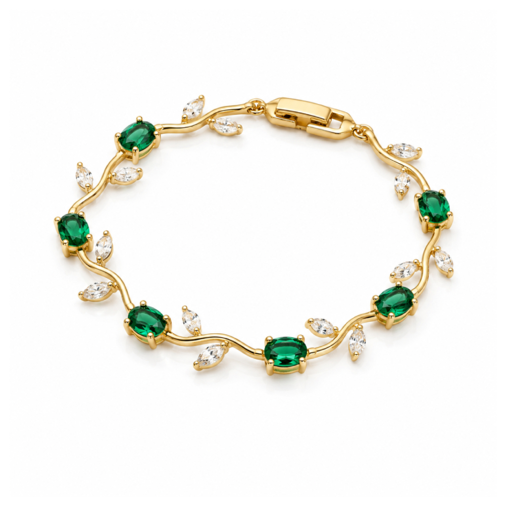 8.96 ct. tw. Vine-Inspired Oval & Marquise Cut Bracelet 8.96 ct. tw. Vine-Inspired Oval & Marquise Cut Bracelet