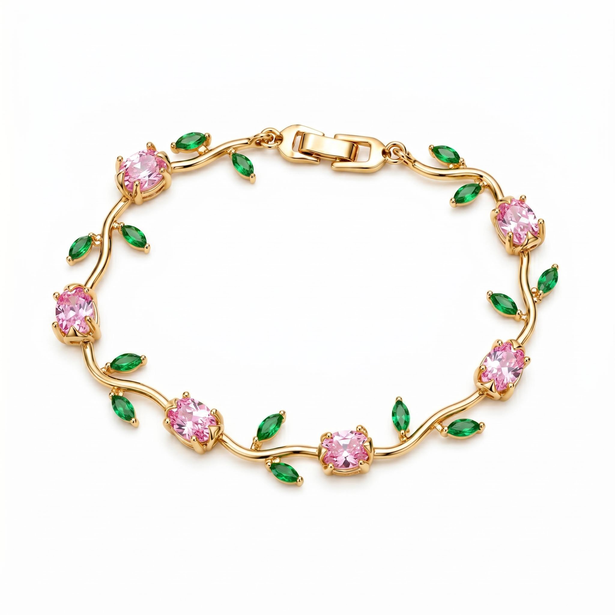 8.96 ct. tw. Vine-Inspired Oval & Marquise Cut Bracelet 8.96 ct. tw. Vine-Inspired Oval & Marquise Cut Bracelet