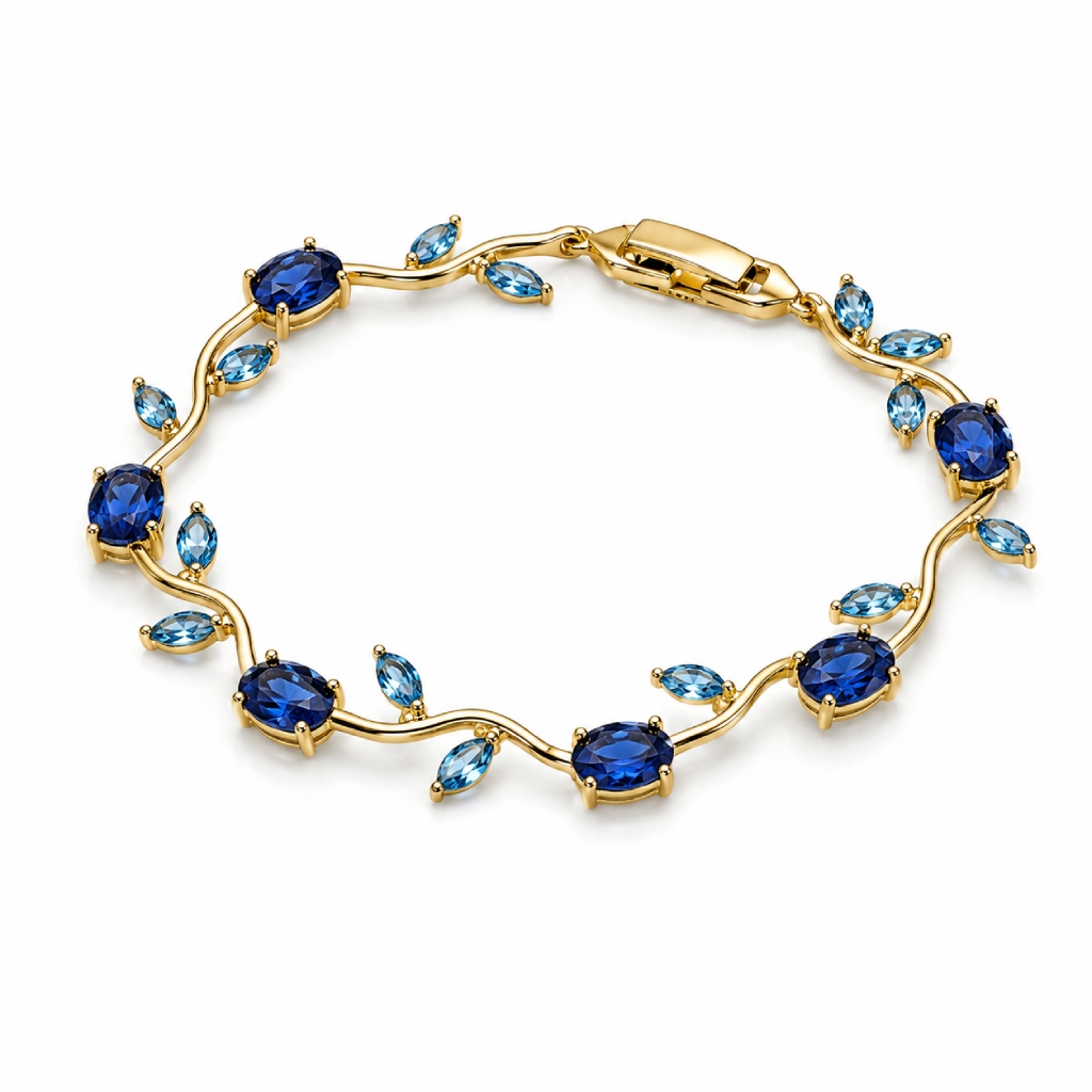 8.96 ct. tw. Vine-Inspired Oval & Marquise Cut Bracelet 8.96 ct. tw. Vine-Inspired Oval & Marquise Cut Bracelet
