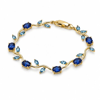 8.96 ct. tw. Vine-Inspired Oval & Marquise Cut Bracelet