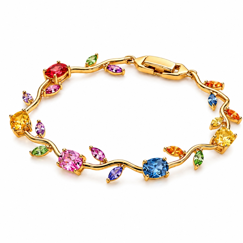 8.96 ct. tw. Vine-Inspired Oval & Marquise Cut Bracelet 8.96 ct. tw. Vine-Inspired Oval & Marquise Cut Bracelet