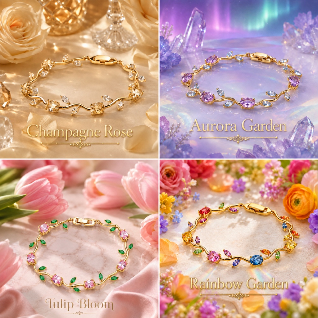 8.96 ct. tw. Vine-Inspired Oval & Marquise Cut Bracelet 8.96 ct. tw. Vine-Inspired Oval & Marquise Cut Bracelet