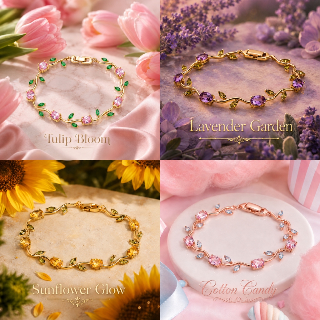 8.96 ct. tw. Vine-Inspired Oval & Marquise Cut Bracelet 8.96 ct. tw. Vine-Inspired Oval & Marquise Cut Bracelet