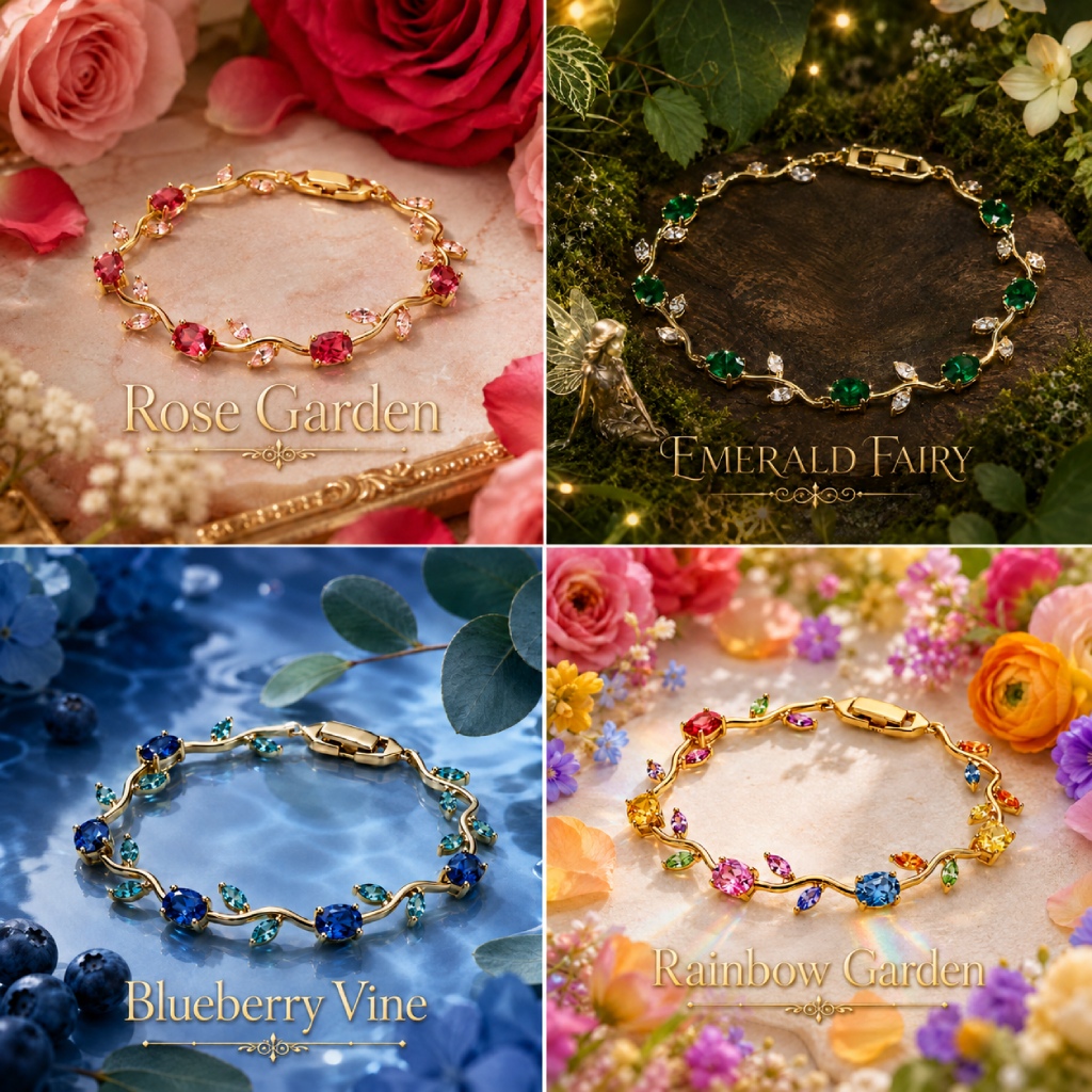 8.96 ct. tw. Vine-Inspired Oval & Marquise Cut Bracelet 8.96 ct. tw. Vine-Inspired Oval & Marquise Cut Bracelet