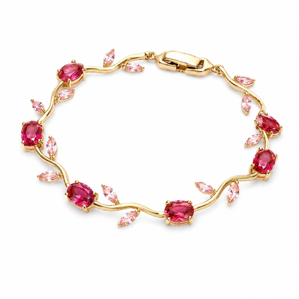 8.96 ct. tw. Vine-Inspired Oval & Marquise Cut Bracelet 8.96 ct. tw. Vine-Inspired Oval & Marquise Cut Bracelet