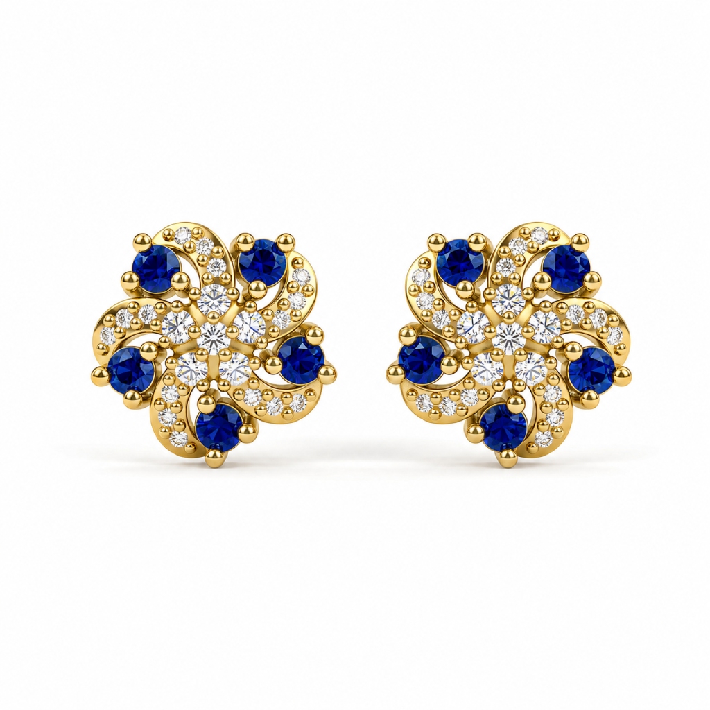 0.42 ct.tw. Sparkling Firework Stud Earrings 0.42 ct.tw. Sparkling Firework Stud Earrings